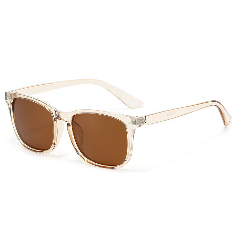 Spykay™ SG60973 Classic Lightweight Polarized Simple Square Frame Sunglasses - Champagne - image 19
