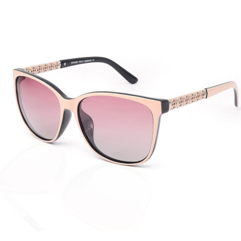 Spykay™ SG60933 Cat-Eye Frame Hipster Polarized Sunglasses - Pink - image 1