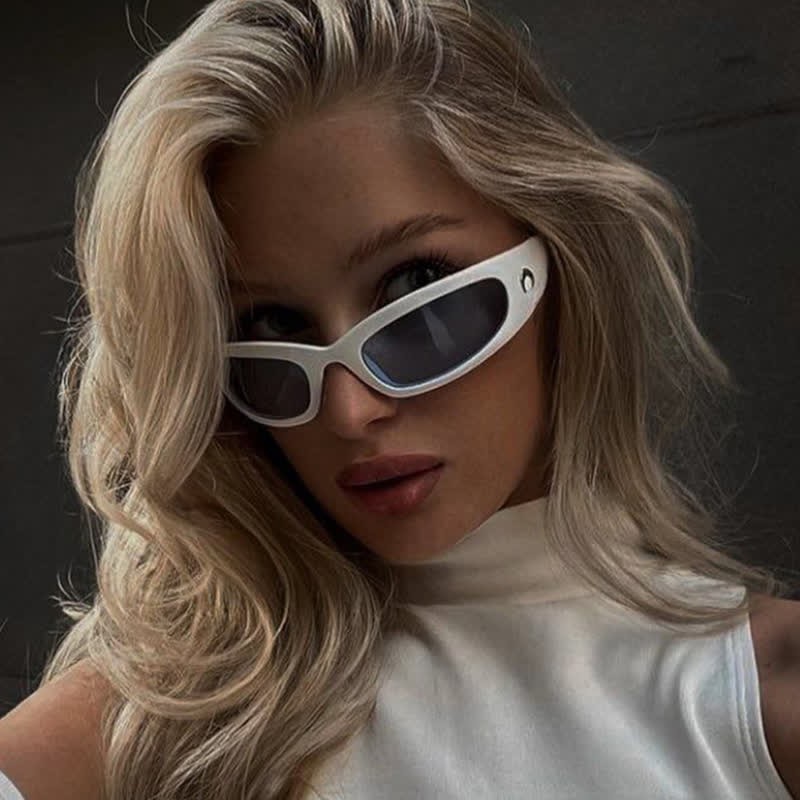 Spykay™ SG60917 Moon Print Retro-Vintage Y2K Sports Sunglasses