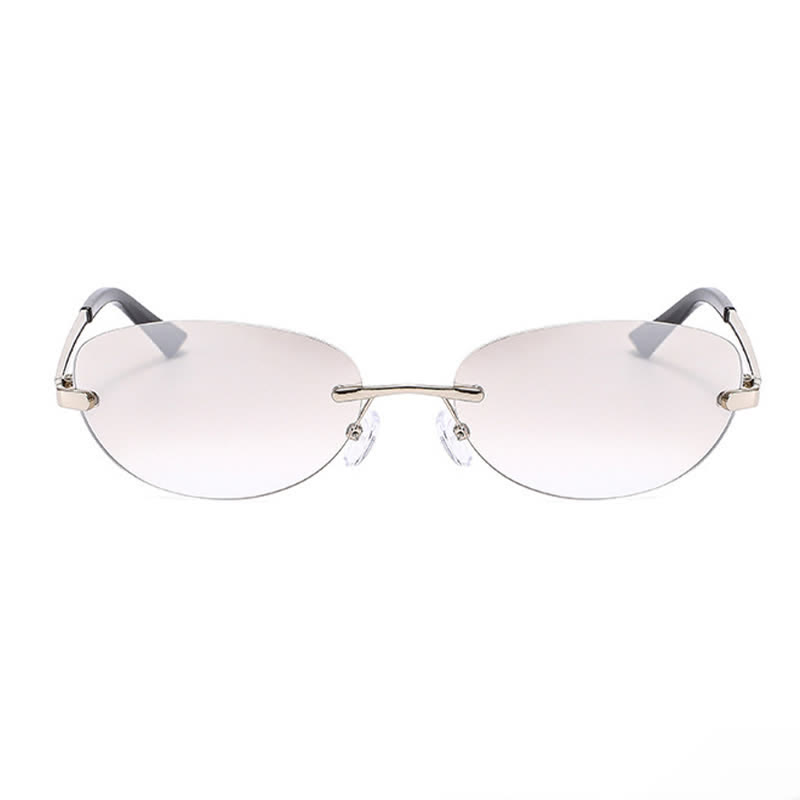Spykay™ SG60667 Y2K Oval Frame Rimless Sunglasses - image 2