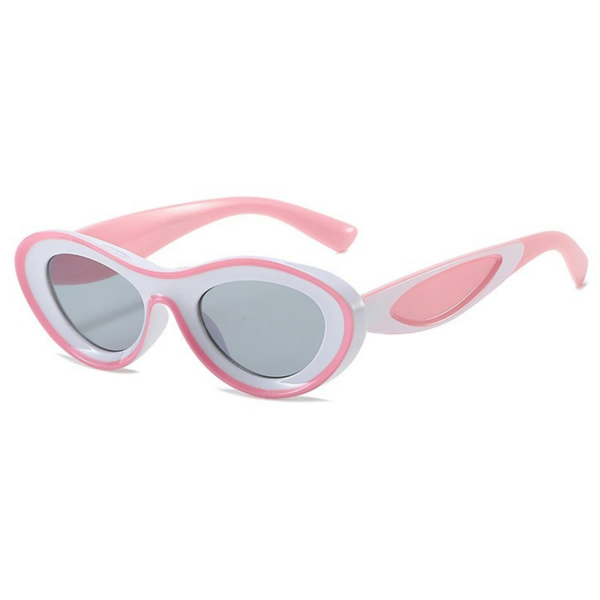 Spykay™ SG1011 Y2K Oval Frame Dopamine Color Sunglasses