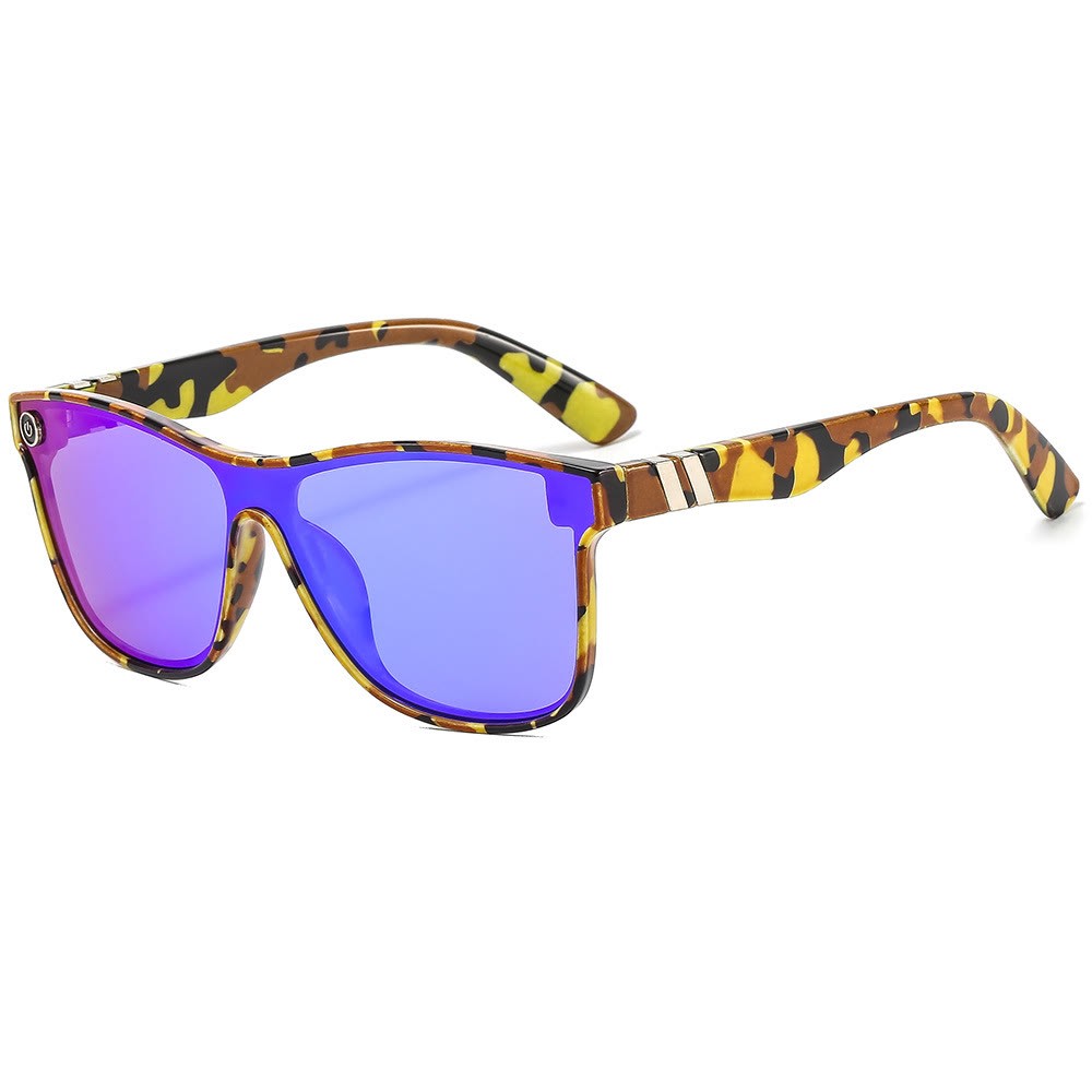 Spykay™ SG1022 Women's Streamlined Sunglasses, Summer Personality Coating Gradient Reflective Oversized Sunglasses