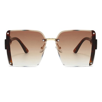 Spykay™ SG60835 Square Frame Oversized Rimless Sunglasses - image 10