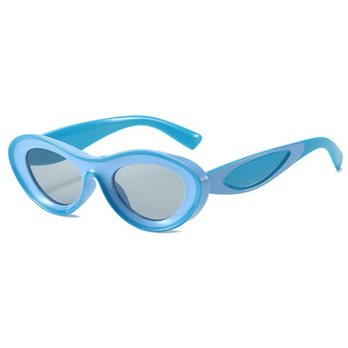 Spykay™ SG1011 Y2K Oval Frame Dopamine Color Sunglasses