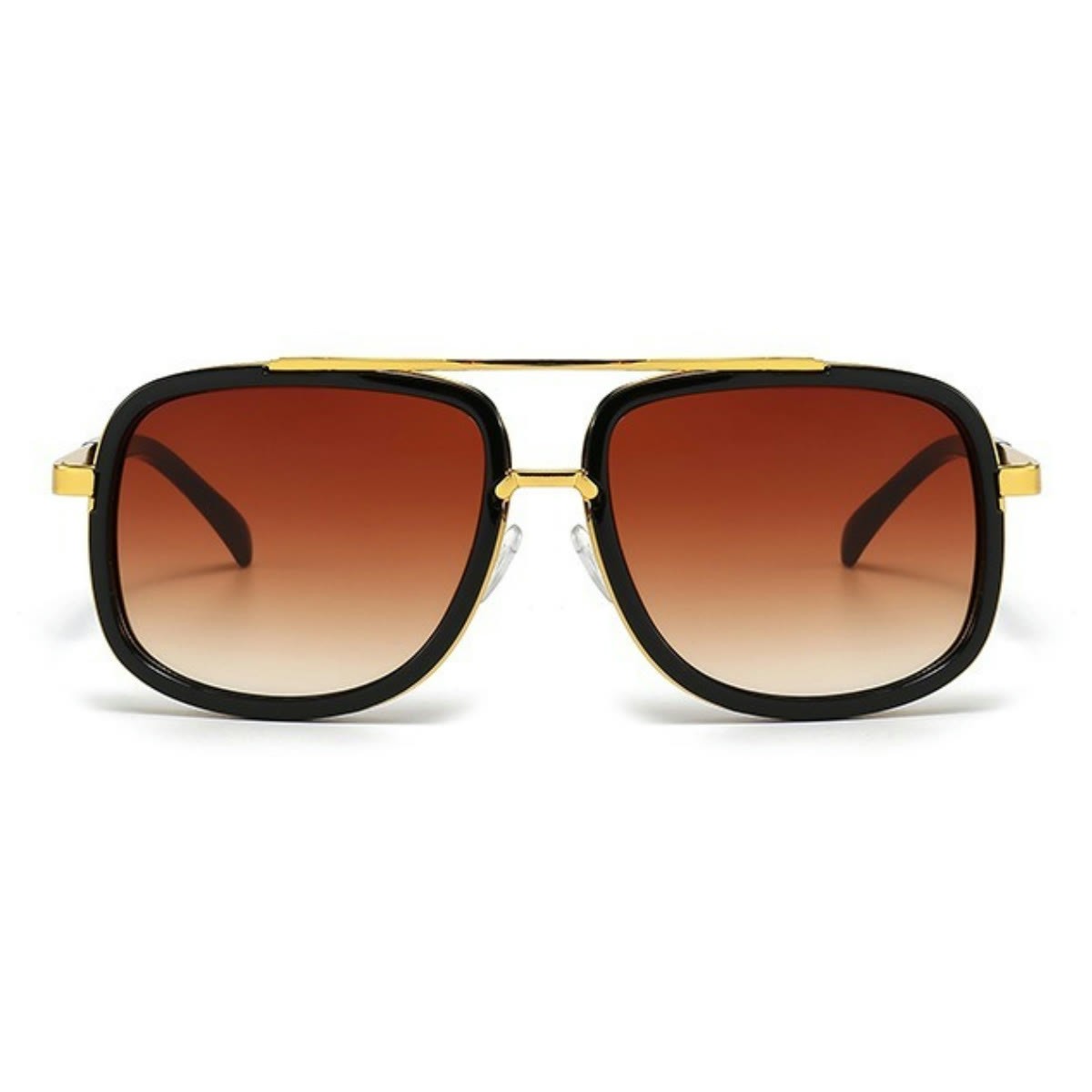 Spykay™ SG1013 Aviator Double Bridges Frame Brown Ombre Tinted Sunglasses - image 3