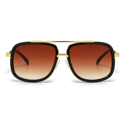 Spykay™ SG1013 Aviator Double Bridges Frame Brown Ombre Tinted Sunglasses - image 3
