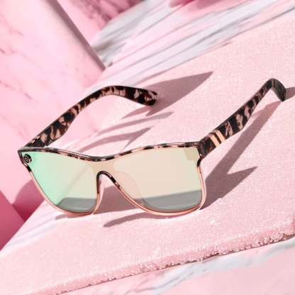 Spykay™ SG1022 Women's Streamlined Sunglasses, Summer Personality Coating Gradient Reflective Oversized Sunglasses