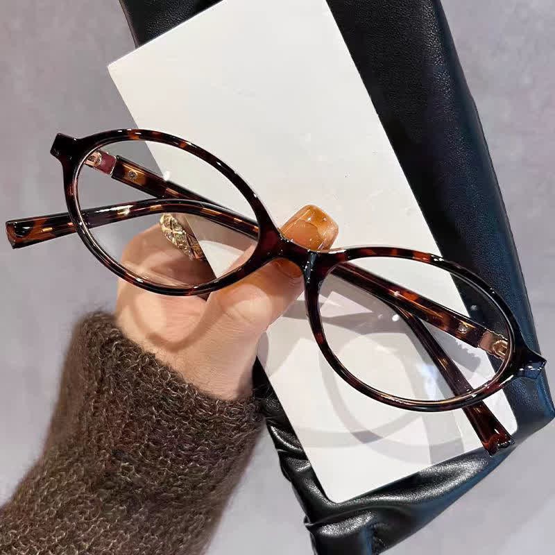 Spykay™ EG60663  Anti-blue Light Vintage Oval Frame Eyeglasses