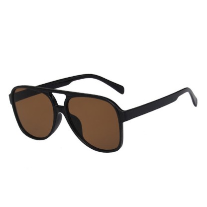 Spykay™ SG60670  Double Bridges Fashion Aviator Sunglasses - Black/Brown - image 19