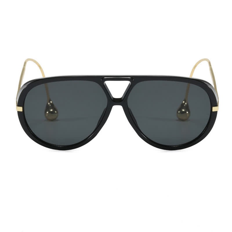 Spykay™ SG60673 Double Bridges Metal Temples Aviator Sunglasses - image 10