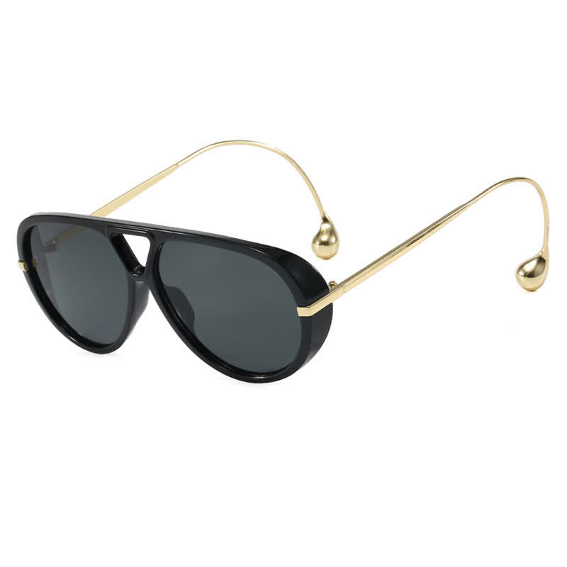 Spykay™ SG60673 Double Bridges Metal Temples Aviator Sunglasses - image 9