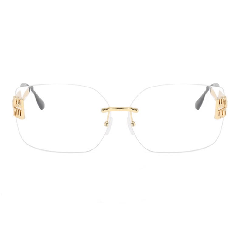 Spykay™ EG60676 Y2K Rectangle Frame Rimless Eyeglasses
