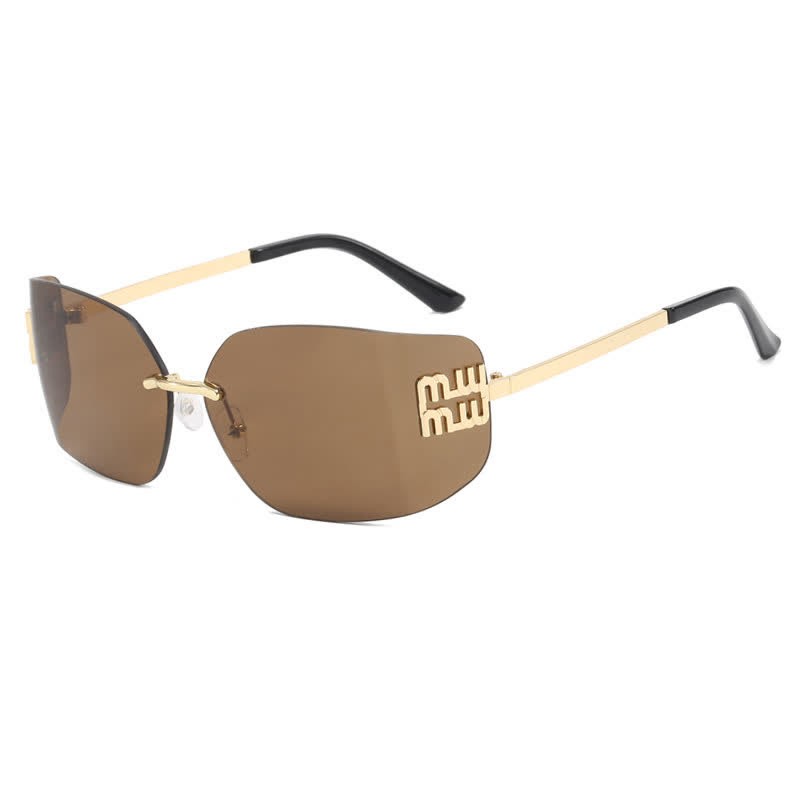 Spykay™ SG60676 Y2K Rectangle Frame Rimless Sunglasses - image 2
