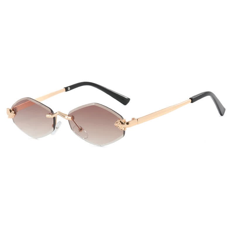 Spykay™ SG60684 Rhombus Frame Rimless Sunglasses - image 2