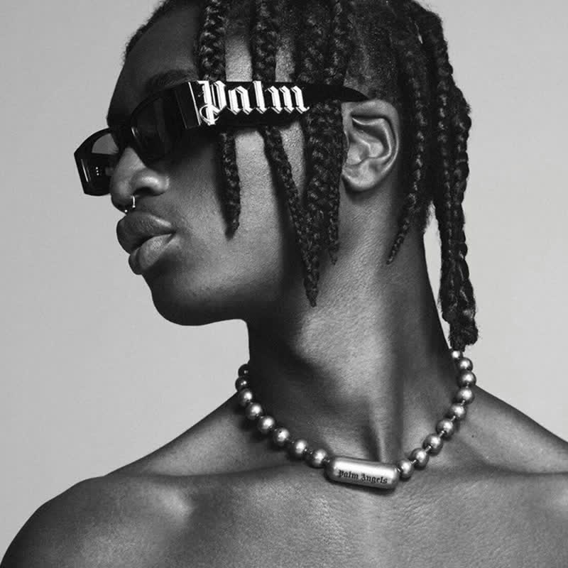 Spykay™ SG60686  Y2K Rectangle Frame Letter Sunglasses