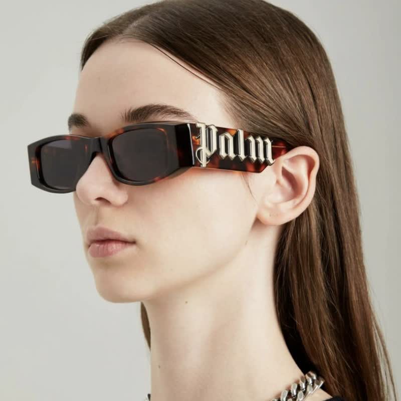 Spykay™ SG60686  Y2K Rectangle Frame Letter Sunglasses