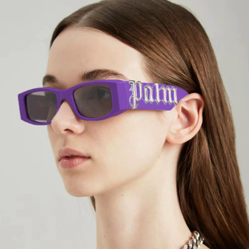 Spykay™ SG60686  Y2K Rectangle Frame Letter Sunglasses
