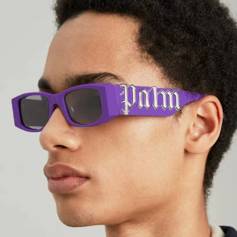 Spykay™ SG60686  Y2K Rectangle Frame Letter Sunglasses