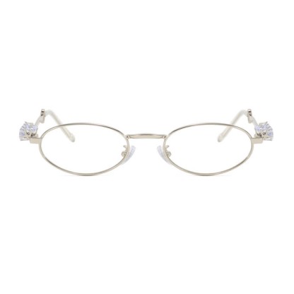 Spykay™ EG26671 Anti-blue Light Oval Frames Rhinestone-Embellished Eyeglasses - image 3