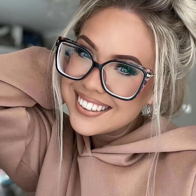 Spykay™ EG60695 Anti-blue Light Square Frames Oversized Eyeglasses - image 5