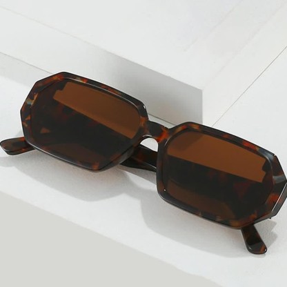 Spykay™ SG60689 Unisex Leopard Pattern Geometric Frame Sunglasses - image 7