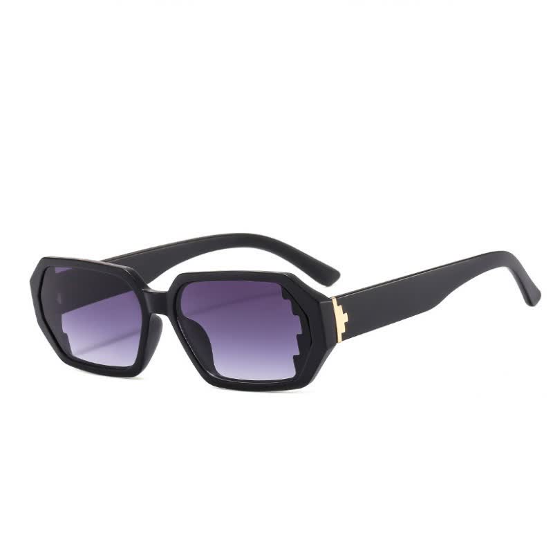 Spykay™ SG60689 Unisex Leopard Pattern Geometric Frame Sunglasses - Black/Grey - image 15