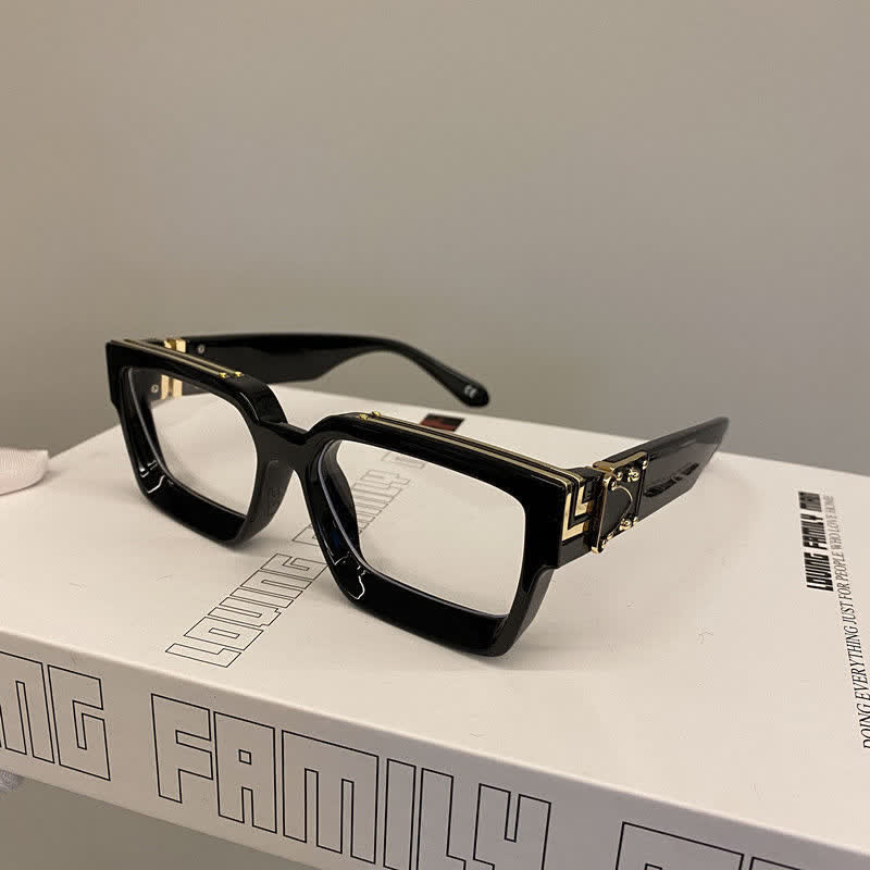 Spykay™ EG26674 Black Square Frames Hipster Oversized Eyeglasses - image 2