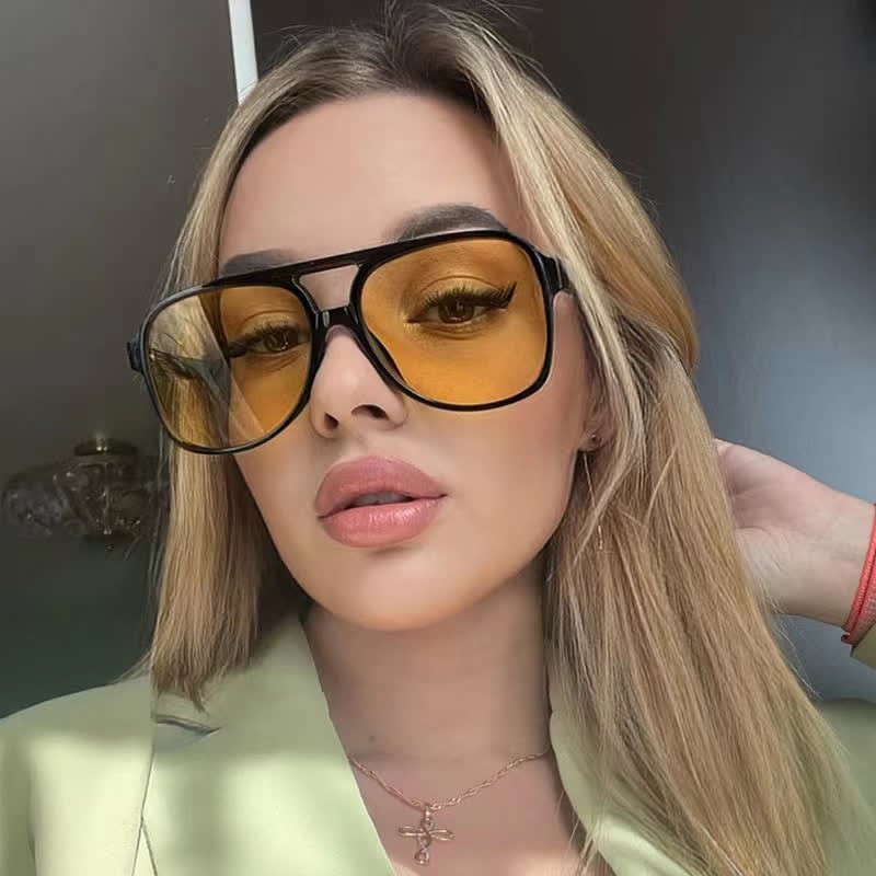 Spykay™ SG60670  Double Bridges Fashion Aviator Sunglasses - image 30