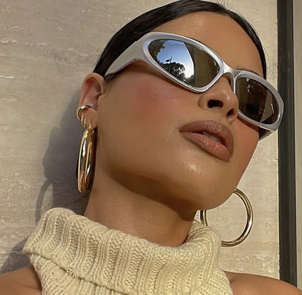 Spykay™ SG60712 Y2K Punk Oval Frame Sunglasses