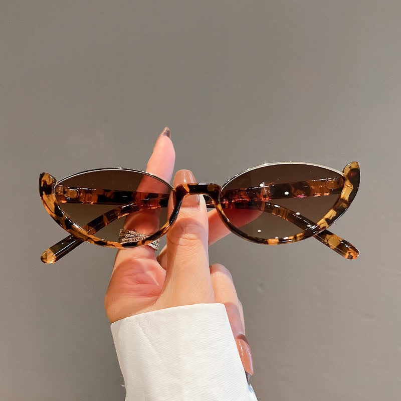 Spykay™ SG60716 Unisex Hipster Semi-Rimless Cat-Eye Sunglasses - image 2