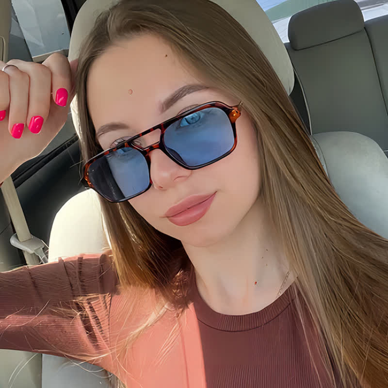 Spykay™ SG60727 Double Bridges Retro Aviator Sunglasses - image 6