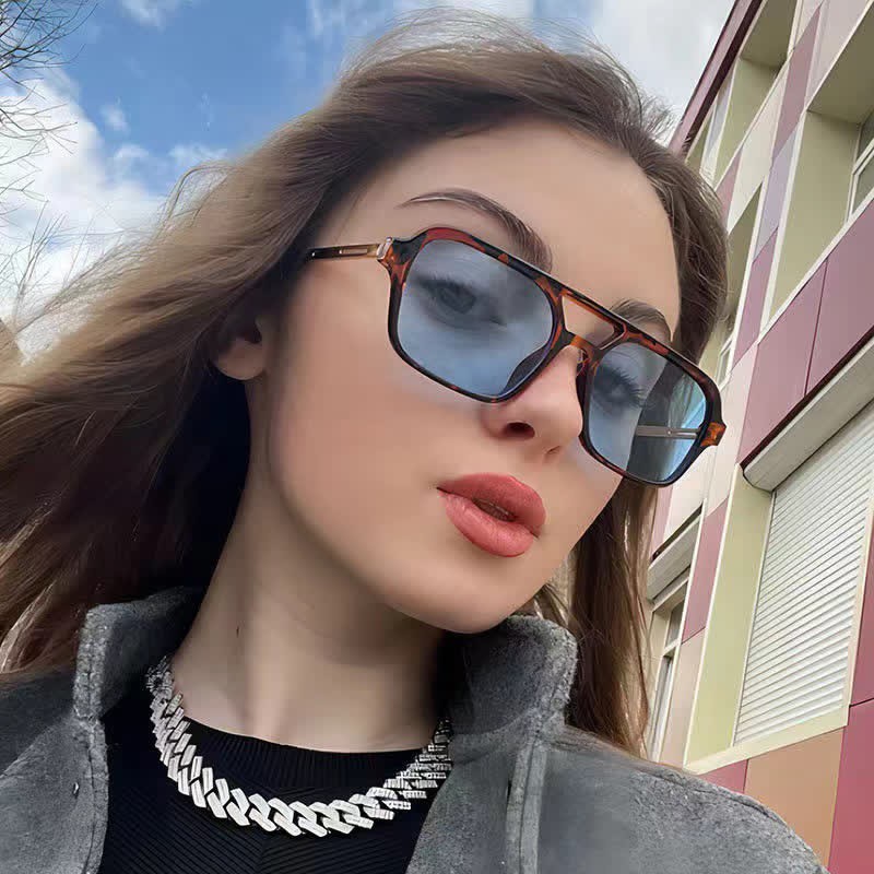 Spykay™ SG60727 Double Bridges Retro Aviator Sunglasses - image 3