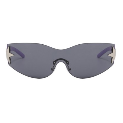 Spykay™ SG60726 Star One-piece Rimless Y2K Cyberpunk Aviator Sunglasses