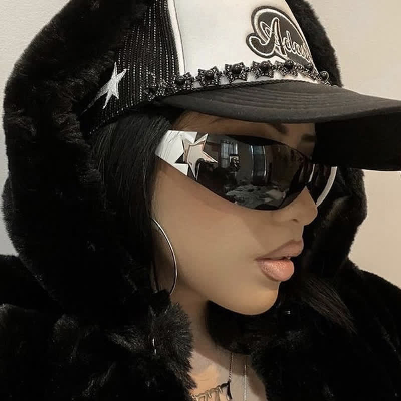 Spykay™ SG60726 Star One-piece Rimless Y2K Cyberpunk Aviator Sunglasses