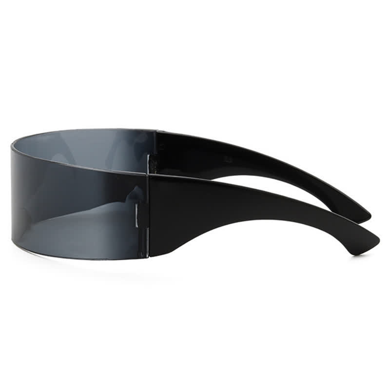 Spykay™ SG60721 Unisex Rectangle One-piece Frames Y2K Cyberpunk Sunglasses - image 11