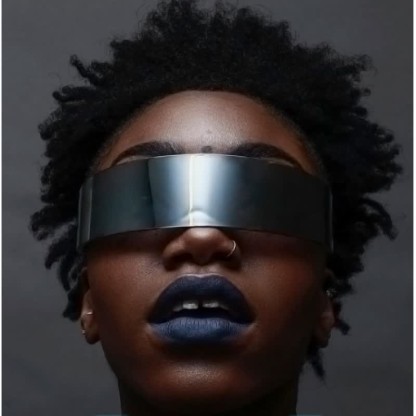 Spykay™ SG60721 Unisex Rectangle One-piece Frames Y2K Cyberpunk Sunglasses - Black - image 13