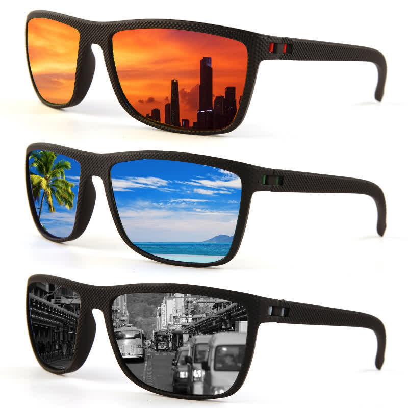 Spykay™ SG60720 Unisex Square Frames Outdoor Cycling Sports Polarized Sunglasses - image 1