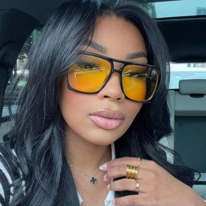 Spykay™ SG60718 Double Bridges Square Frames Retro-Vintage Sunglasses - image 4