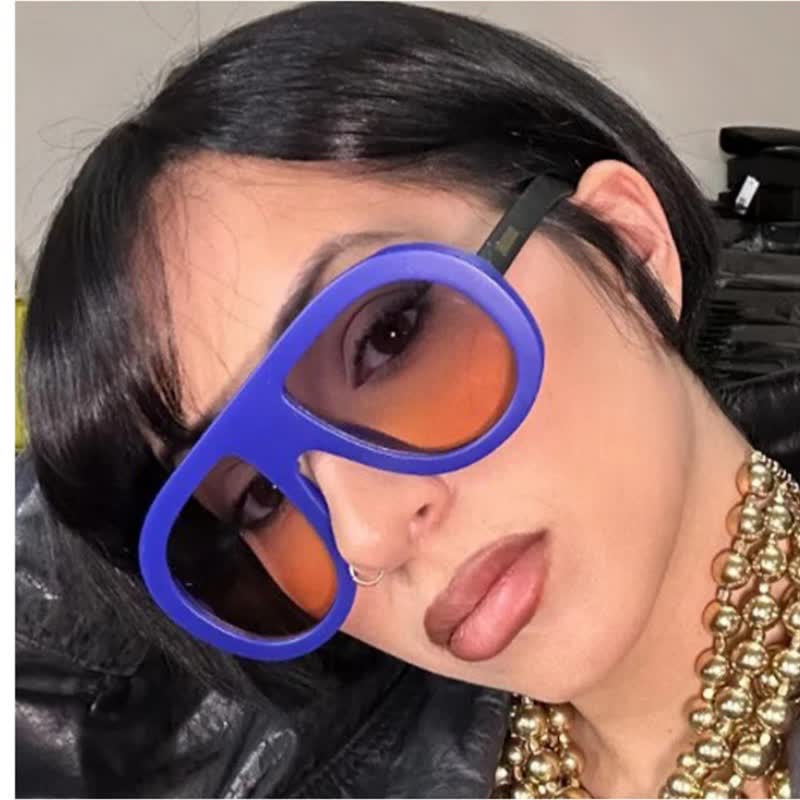 Spykay™ SG60687 Oversized Frame Hipster Aviator Sunglasses - Blue - image 32