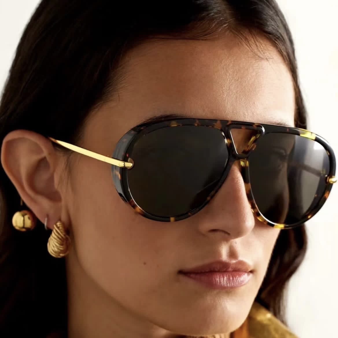 Spykay™ SG60673 Double Bridges Metal Temples Aviator Sunglasses - image 24