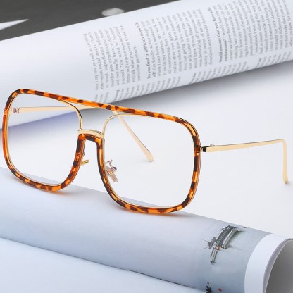 Spykay™ EG26683 Anti-blue Light Flat Top Square Frame Double Bridges Glasses - image 3