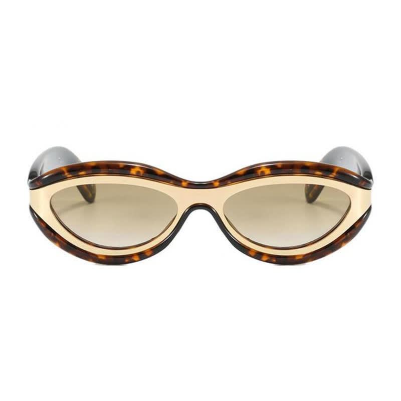 Spykay™ SG60734 Leopard Print Cat Eye Frame Retro Sunglasses - image 4