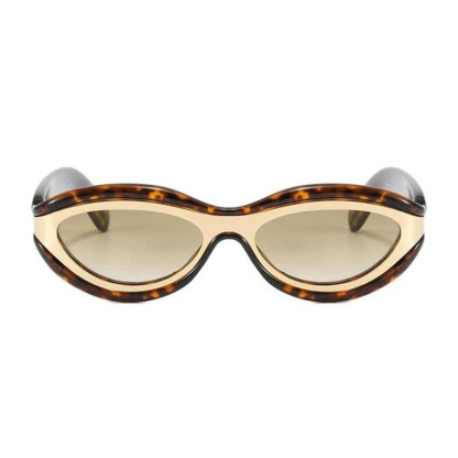 Spykay™ SG60734 Leopard Print Cat Eye Frame Retro Sunglasses - image 4