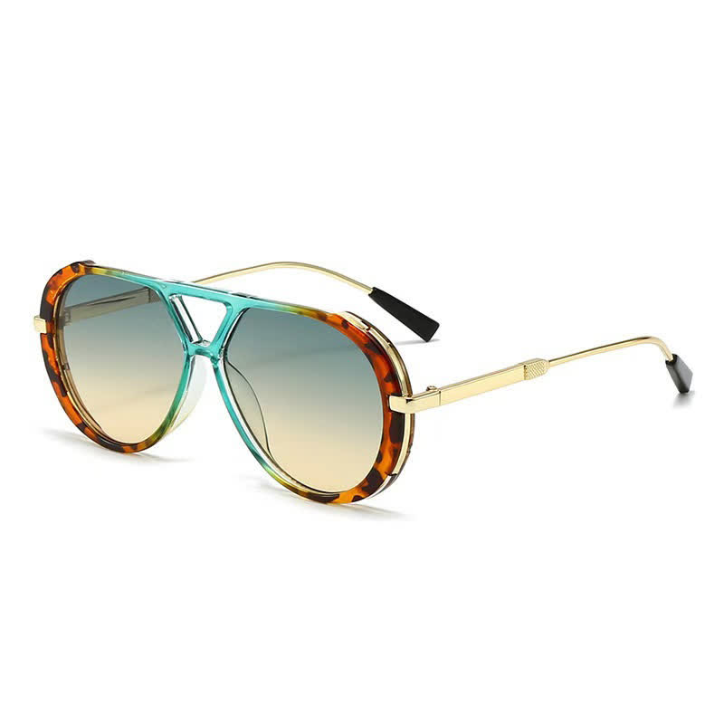Spykay™ SG60737 Double Bridges Tortoiseshell Oval Frame Sunglasses - image 4