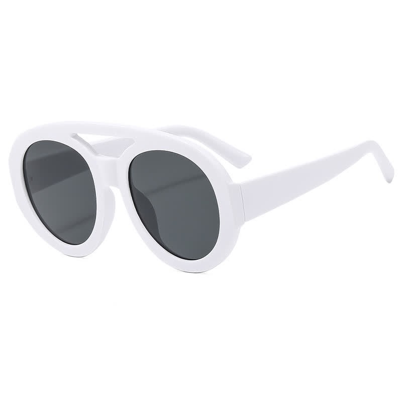 Spykay™ SG60741 Round Frame Double Bridges Oversized Aviator Sunglasses - image 13