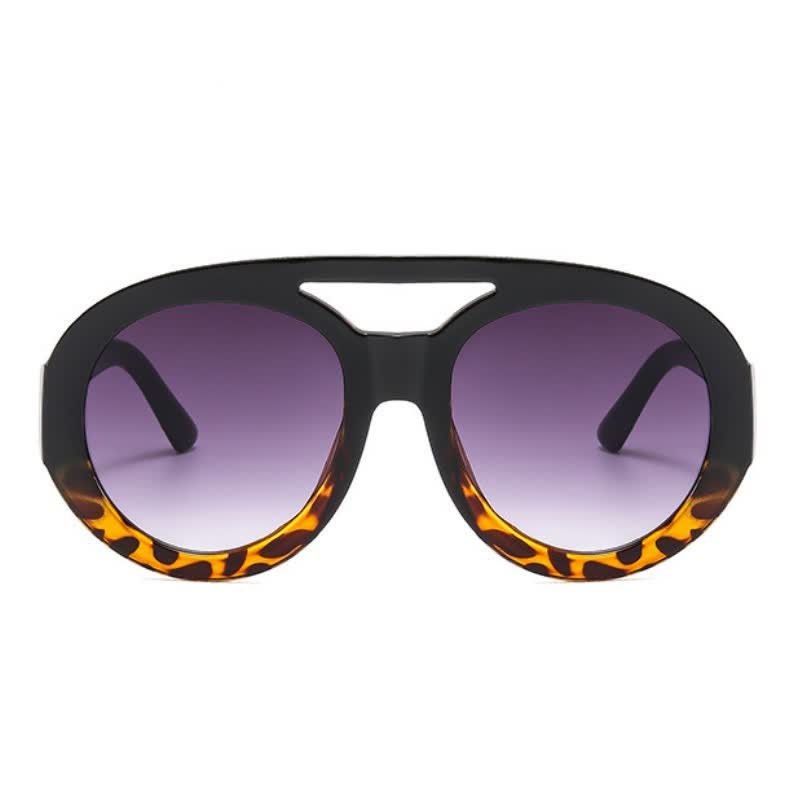 Spykay™ SG60741 Round Frame Double Bridges Oversized Aviator Sunglasses - image 21