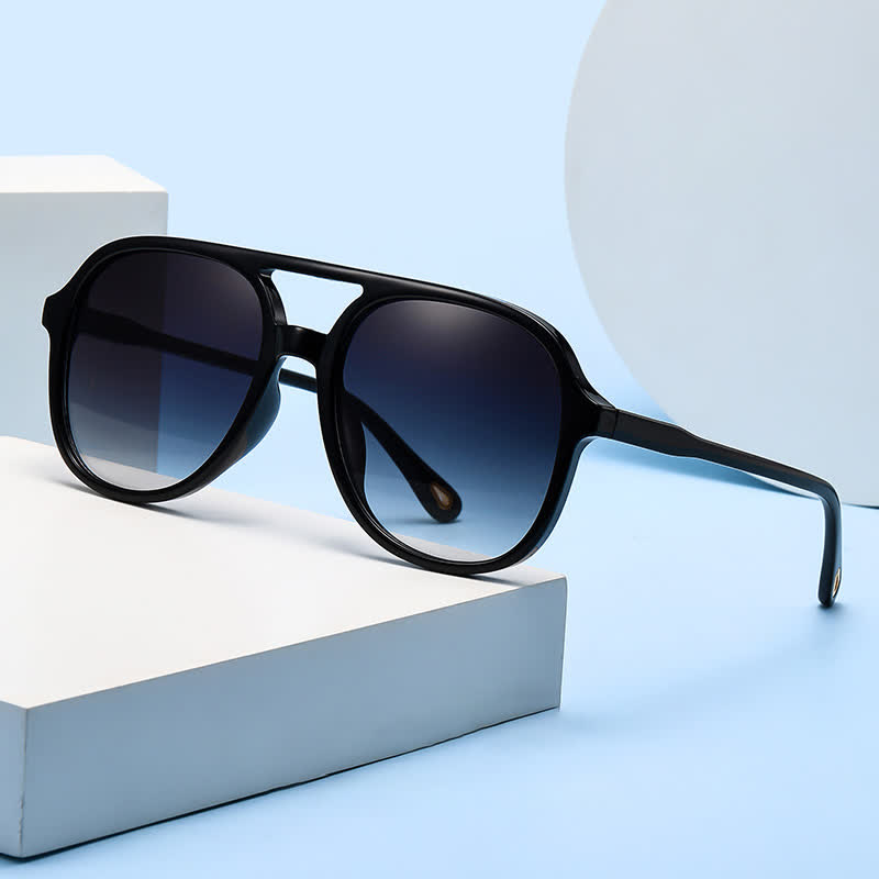 Spykay™ SG60740 Retro-Vintage Double Bridges Polarized Aviator Sunglasses - image 14