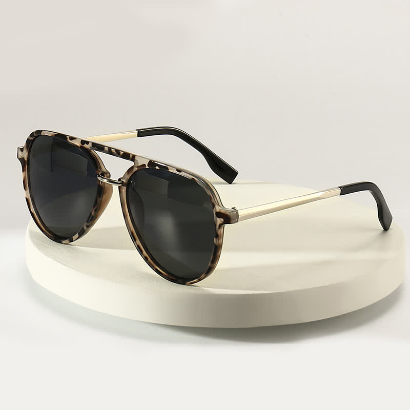 Spykay™ SG60731 Double Bridges Polarized Aviator Sunglasses