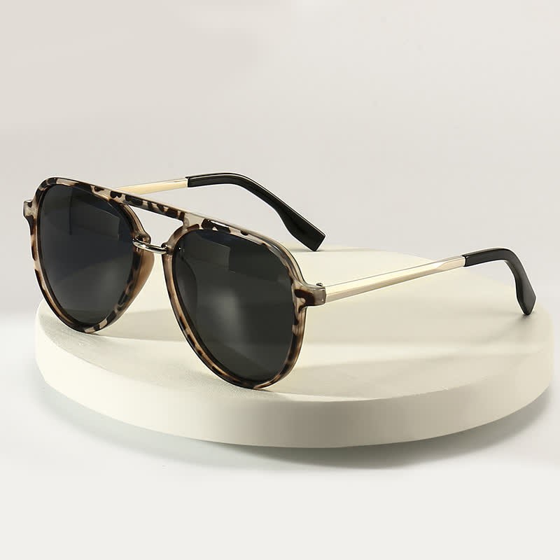 Spykay™ SG60731 Double Bridges Polarized Aviator Sunglasses