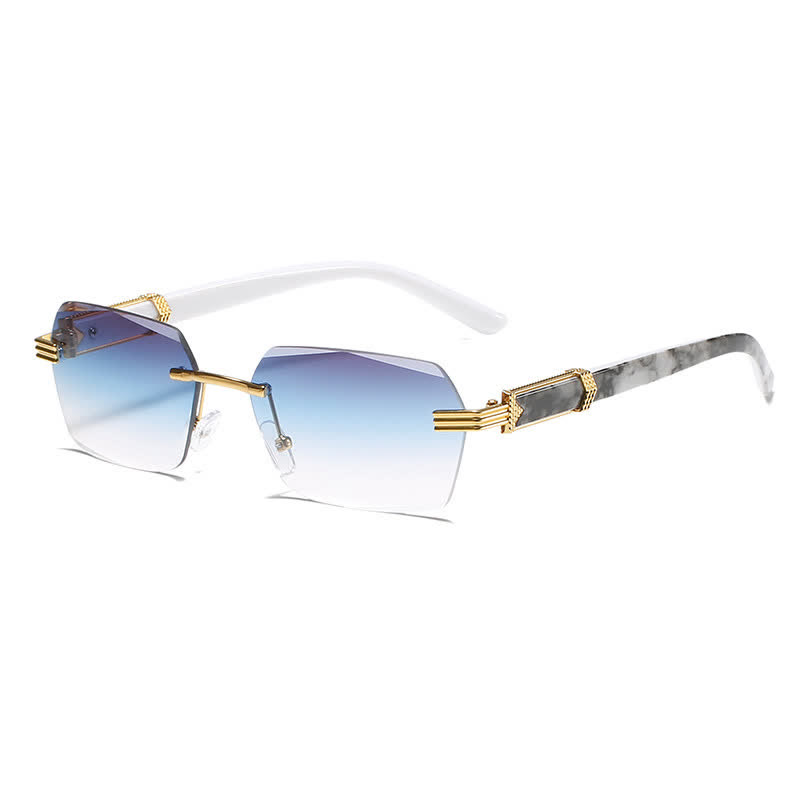 Spykay™ SG60746 Rimless Geometric Frame Tinted Sunglasses - image 8